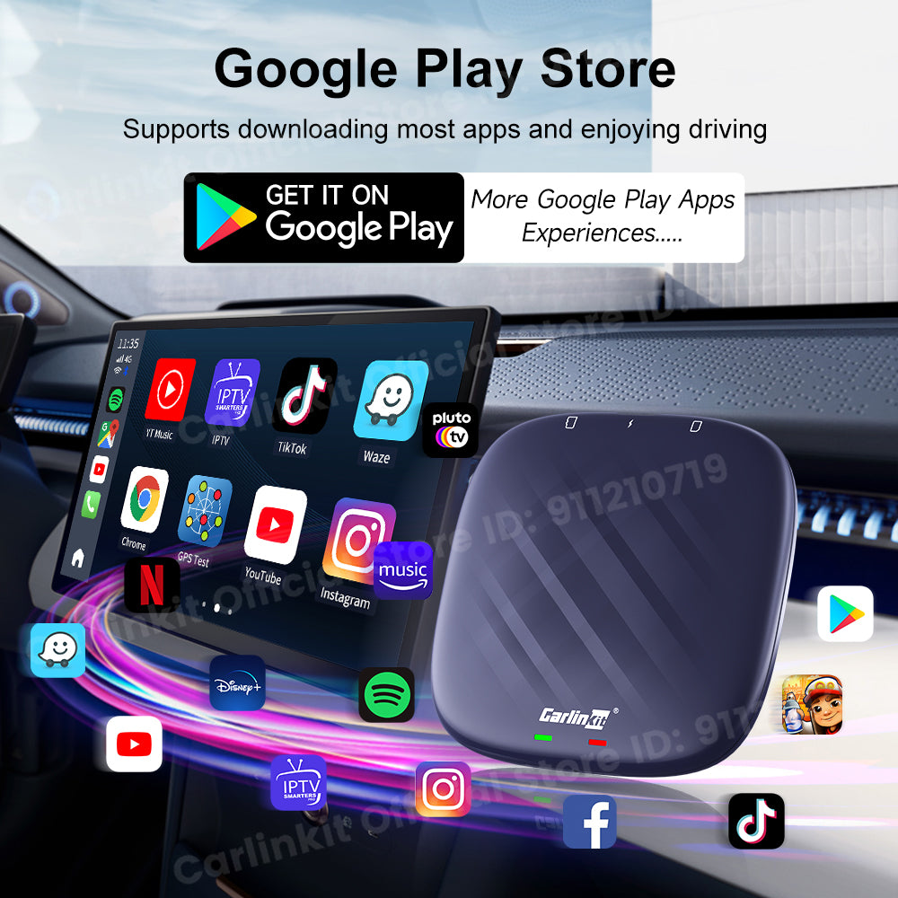 QCM6125 Android 13 8g + 128g carlinkit carplay ai box più carplay wireless android auto adattatore migliore configurazione youtube box