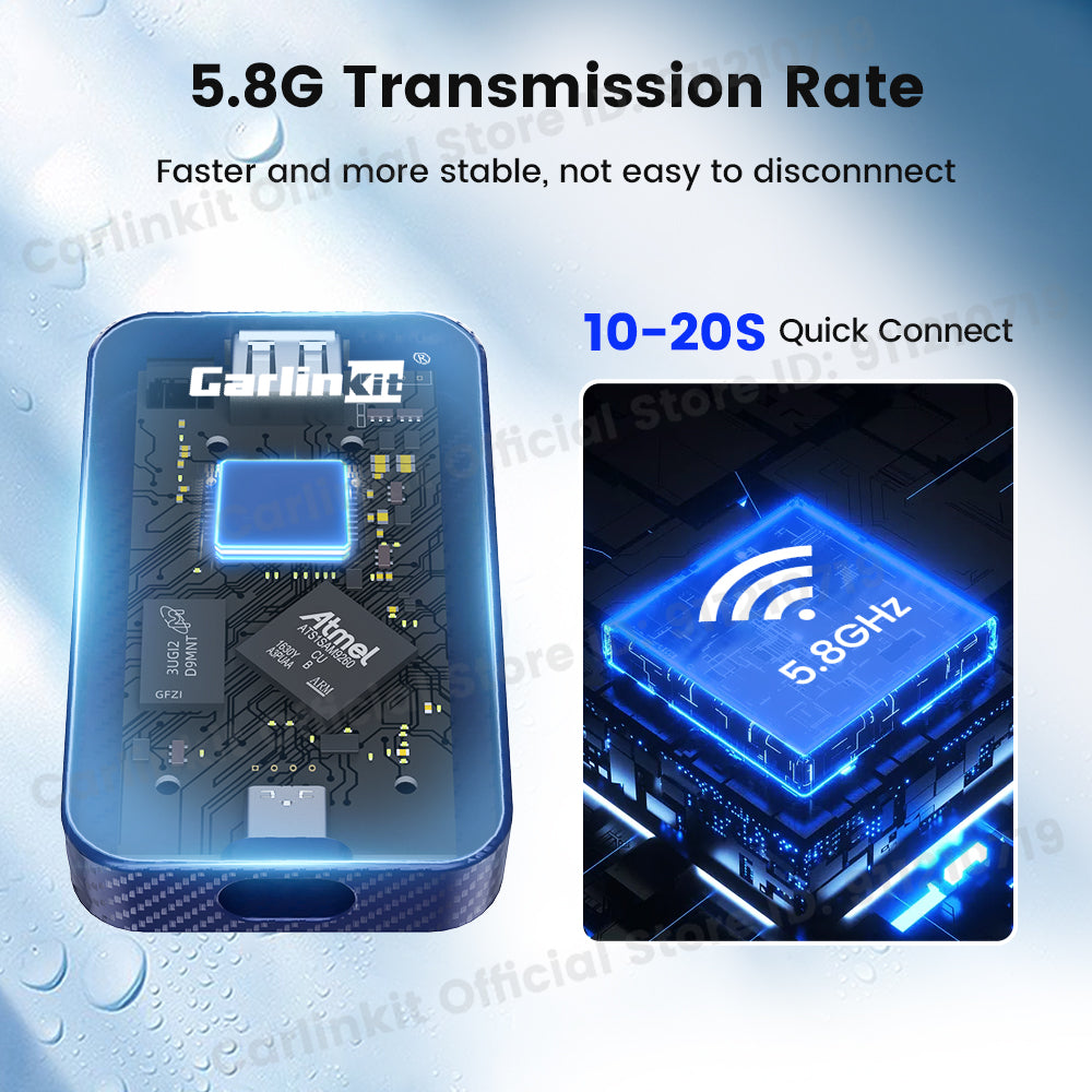 Carlinkit 4.0 CPC200-CP2A cablato per wireless CarPlay guscio in fibra di carbonio 5G wifi bluetooth wireless android auto per modelli di auto CarPlay cablati in fabbrica