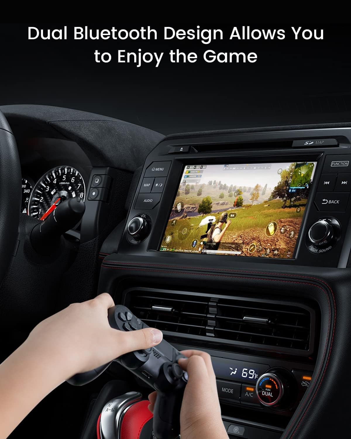 CarlinKit 2023 Android 13 Carplay Ai Box 4G + 64G 8 Core sans fil Android Auto Apple Carplay multimédia Smart Ai Box