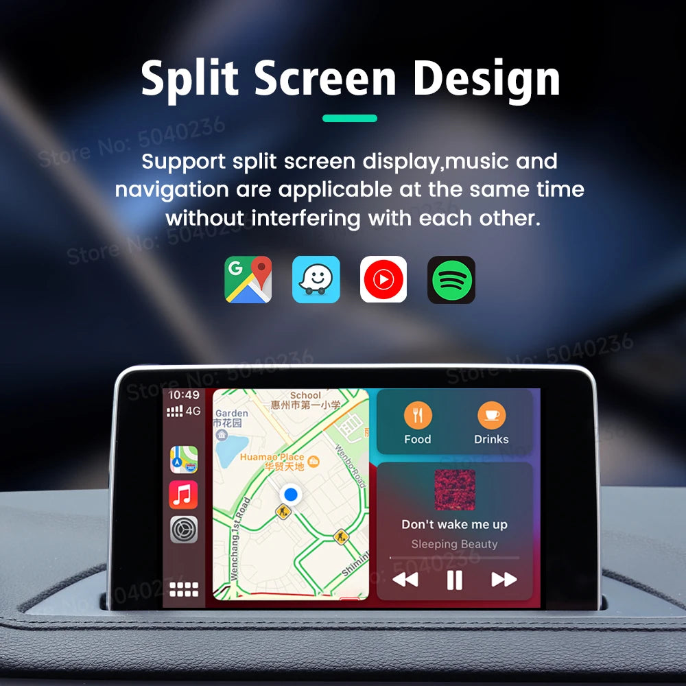 CarlinKit MINI SE Wireless CarPlay Adapter for iPhone Convert Wired to Wireless CarPlay Plug &Play Easy Setup Stable Fast Connect