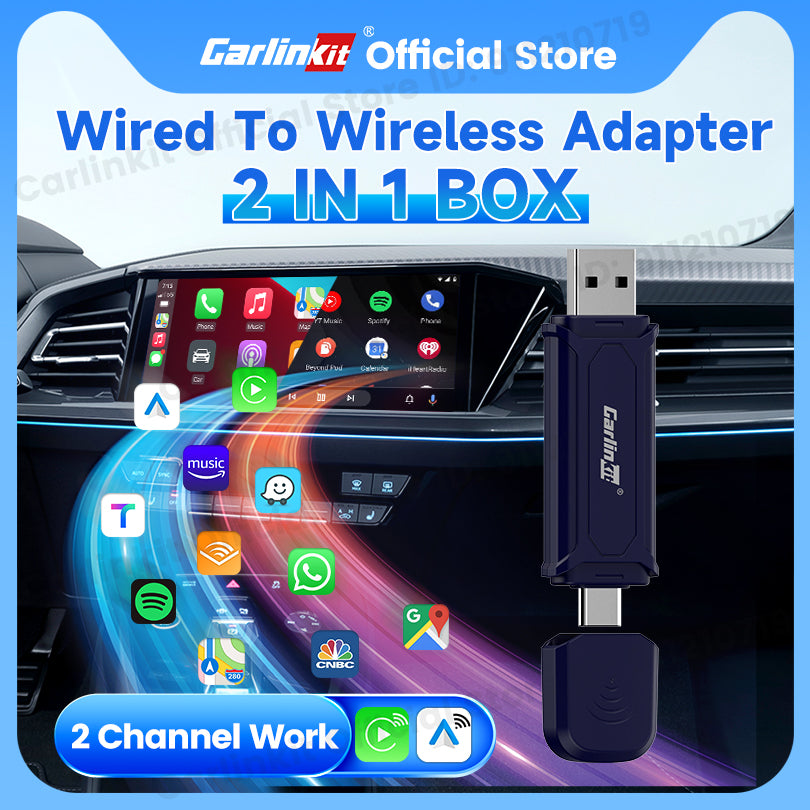 CarlinKit MINI SE Pro Wireless Adapter Smart Wireless CarPlay Android Auto USB Dongle WiFi Bluetooth Auto Connection OTA Upgrade