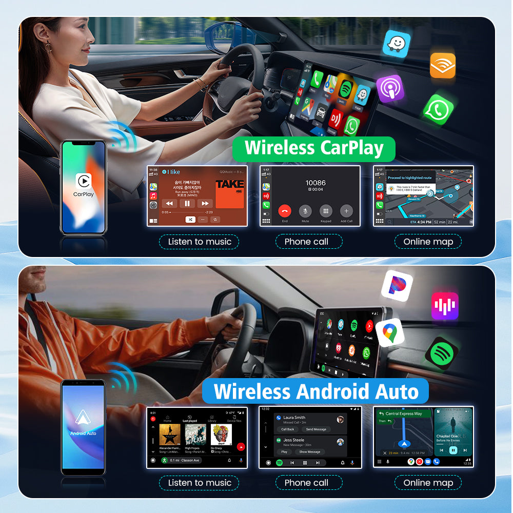 2024 Carlinkit Ai Box S2C LED Android Wireless Carplay