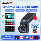 CarlinKit QCM 6125 Android 13 Wireless Carplay Al Box Android Auto HD Dash Cam 1080P 4G+64G YouTube Netflix Google Play Mini TV Box