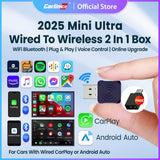 CarlinKit Mini Ultra Wireless Adapter Wireless Android Auto & CarPlay USB Dongle For Car Upgrade WiFi Bluetooth Auto Connect
