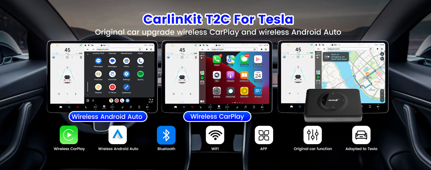 Compre THT-020-5+ Android Auto Wireless CarPlay Converter