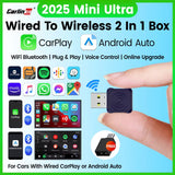 CarlinKit Mini Ultra Wireless Adapter Wireless Android Auto & CarPlay USB Dongle For Car Upgrade WiFi Bluetooth Auto Connect