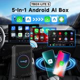 CarlinKit Android Ai Box Wireless Adatper Lite S Wireless Dongle CarPlay Android auto for IPTV Youtube Netfilx Spotify HD Output