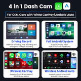 CarlinKit QCM 6125 Android 13 Wireless Carplay Al Box Android Auto HD Dash Cam 1080P 4G+64G YouTube Netflix Google Play Mini TV Box