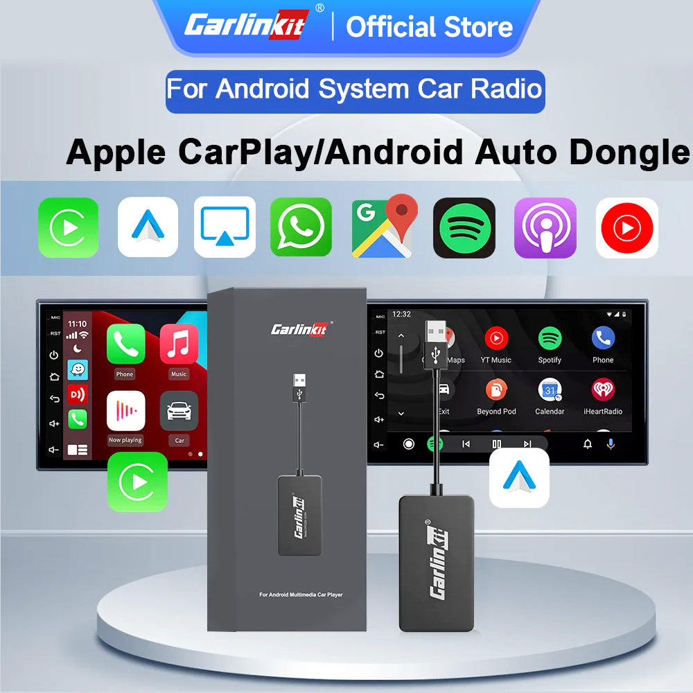 Carlinkit USB Dongle Wireless CarPlay Android auto Box Wired Carlinkit USB Dongle Wireless CarPlay Android auto Box Wired