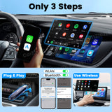 CarlinKit MINI SE Pro Wireless Adapter Smart Wireless CarPlay Android Auto USB Dongle WiFi Bluetooth Auto Connection OTA Upgrade