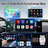 CarlinKit QCM 6115 Wireless CarPlay Android TV Ai Box For Netflix Wireless Android Auto Video Streaming Box 2.4&5Ghz Wifi BT FOTA Upgrade