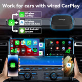 Tbox Basic Pro CarlinKit Mini CarPlay Ai Box Qualcomm 8-Core 4G+64G Wireless Android Auto&CarPlay Dongle For Netflix IPTV Smart TV Box