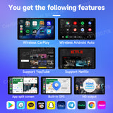 2025 New CarlinKit Android 13 CarPlay AI Box HDMI Wireless CarPlay Android Auto TV Video Box Qualcomm SDM660 8-Core Split Screen