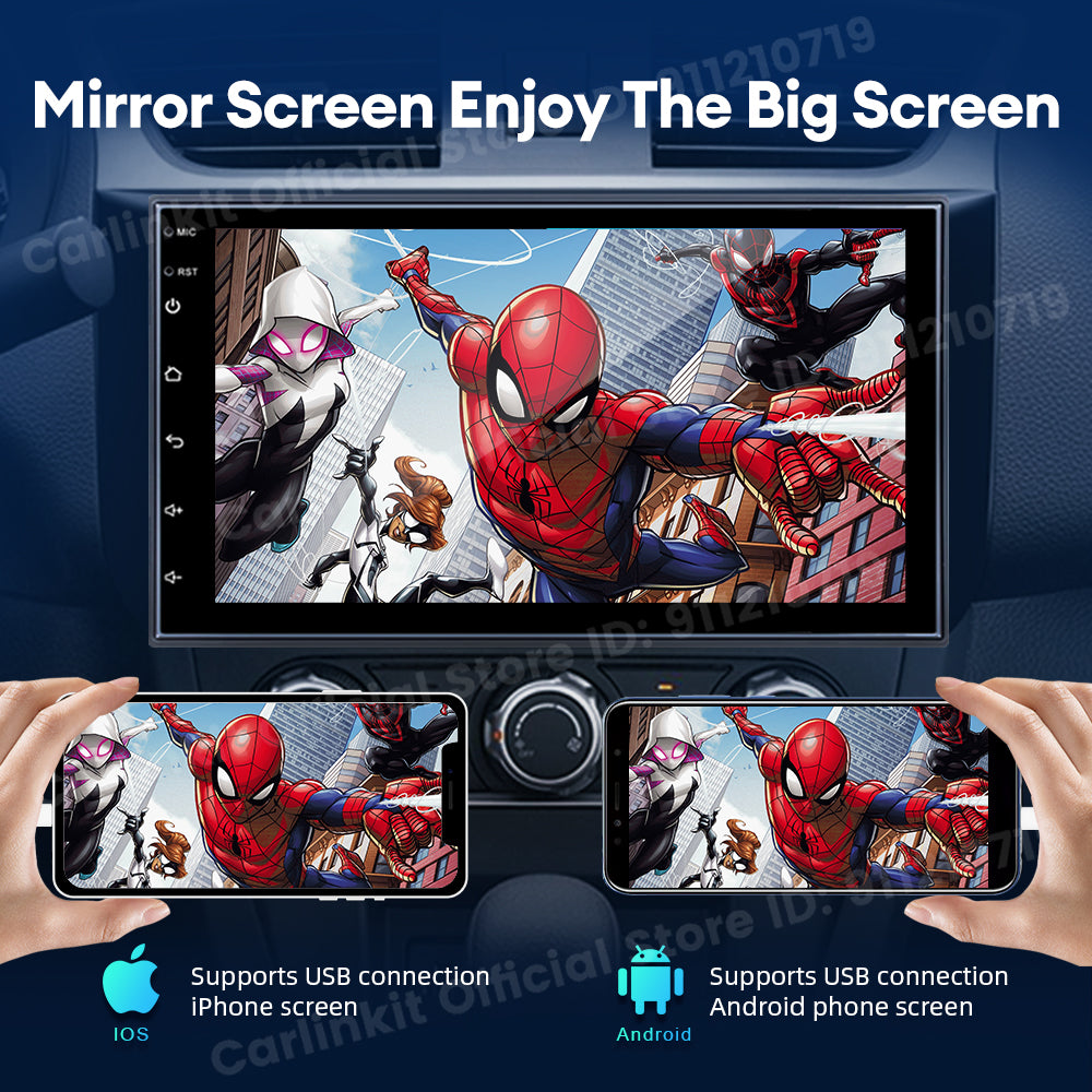 Carlinkit USB Dongle Wireless CarPlay Android auto Box Wired Mirrorlink For Aftermarket Android Screen Car Multimedia Player Bluetooth Auto Connect