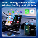 Carlinkit Ultra 2 Android 15 CarPlay Ai Box Wireless Android Auto Video Adapter Support Youtube Netflix TF SIM Card 128GB WiFi 6
