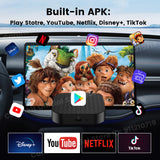 Android 11 Carlinkit Tbox Basic Netflix Ai Box Wireless Android Auto CarPlay QCM 2290 4-Cores 2G+16G  For YouTube IPTV