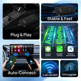Carlinkit CP2A Pro Android TV Box &Wireless Android Auto & CarPlay 3-In-1 Adapter Wireless Auto Connect For Netflix Smart Ai Box