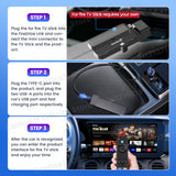 Carlinkit Support Fire TV Stick Specifically designed for Amazon Fire TV Stick Enjoy Streaming in Your Car Wired CarPlay to HDMI
