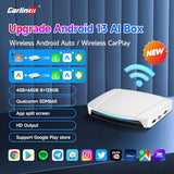 2024 New CarlinKit Android 13 CarPlay AI Box HDMI Wireless CarPlay Android Auto TV Video Box Qualcomm SDM660 8-Core Split Screen