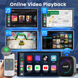 CarlinKit TV Box S2F Android 13 CarPlay Ai Box SM6225 8 cores Wireless CarPlay Android Auto Video Streaming Box 4G LTE &WiFi GPS