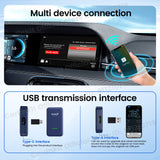 Carlinkit 4.0 CPC200-CP2A wired to wireless CarPlay carbon fibre shell 5G wifi bluetooth wireless android auto for factory wired CarPlay car models