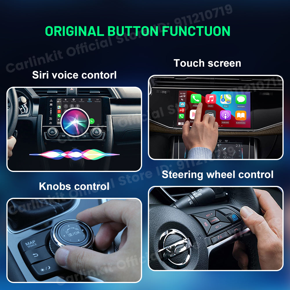 Carlinkit Android 13 Car TV Box LED Android Auto CarPlay Wireless