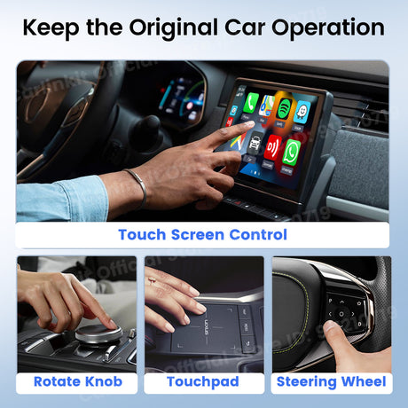 CarlinKit New Baidu CarLife to Wireless CarPlay Android Auto Wireless Auto Connect Original Car Radio Upgrade For Changan Geely