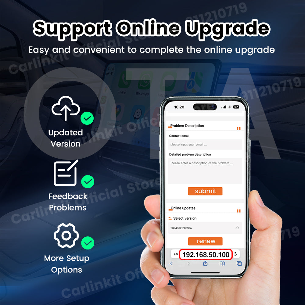 CarlinKit MINI SE Wireless CarPlay Adapter for iPhone Convert Wired to Wireless CarPlay Plug &Play Easy Setup Stable Fast Connect