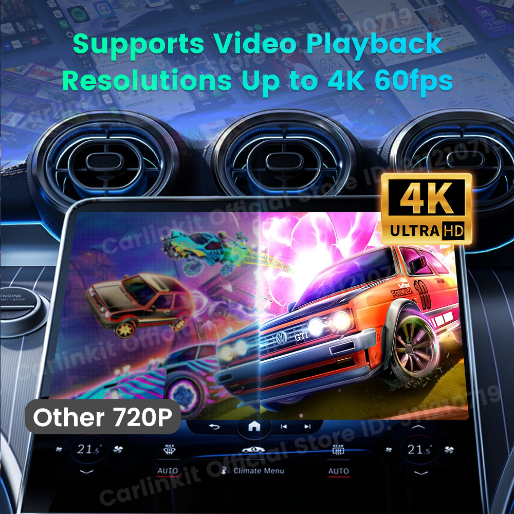 Carlinkit Android 15 AI Box Ultra 8+128G Wireless Carplay Car