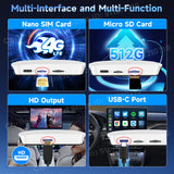 2025 New CarlinKit Android 13 CarPlay AI Box HDMI Wireless CarPlay Android Auto TV Video Box Qualcomm SDM660 8-Core Split Screen