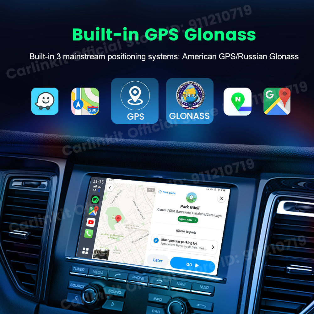 Carlinkit Android 13 Car TV Box LED Android Auto CarPlay Wireless Adapter SM6225 8-Core IPTV Netfilx Play Video CarPlay Ai Box