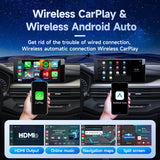 2024 New CarlinKit Android 13 CarPlay AI Box HDMI Wireless CarPlay Android Auto TV Video Box Qualcomm SDM660 8-Core Split Screen