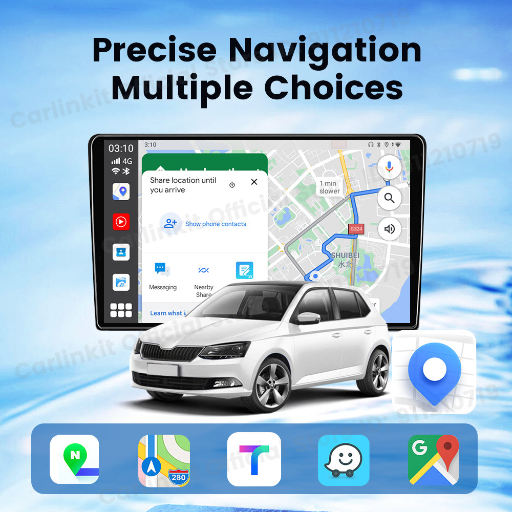 Carlinkit Android 11 CarPlay TBox Mini Wireless Android Auto & Apple CarPlay Google Play YouTube Netflix Spotify USB Adapter