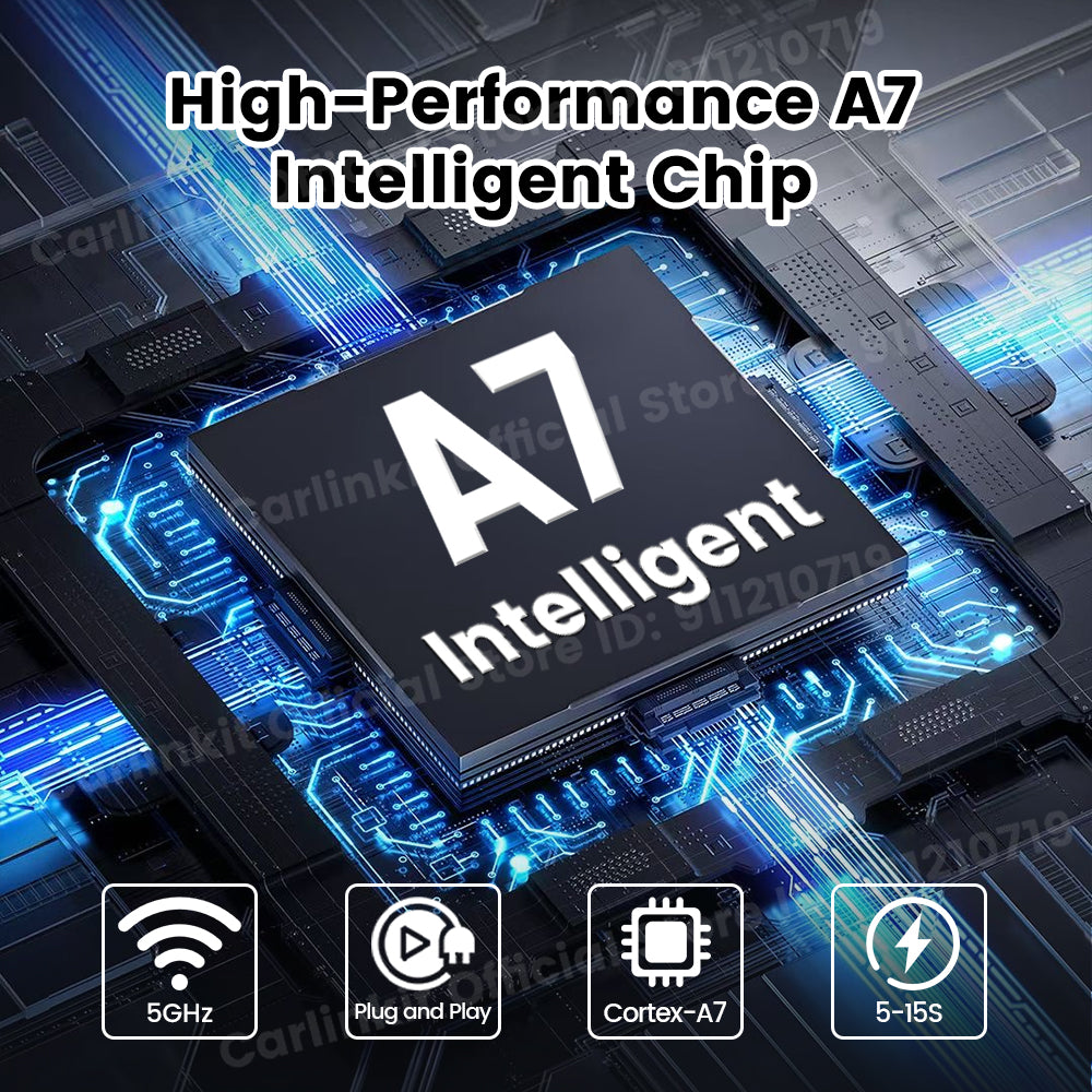 CarlinKit MINI SE Wireless CarPlay Adapter for iPhone Convert Wired to Wireless CarPlay Plug &Play Easy Setup Stable Fast Connect