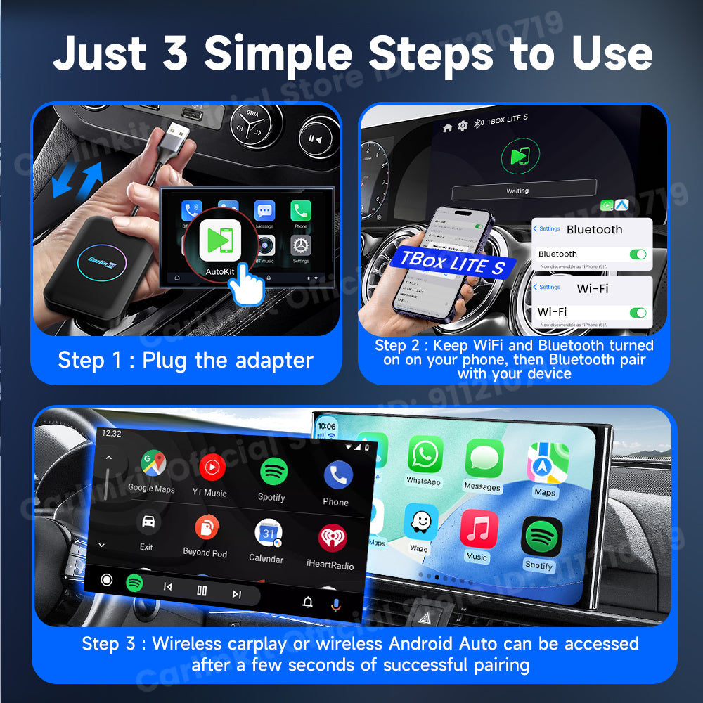 CarlinKit Android Ai Box Wireless Adatper Lite S Wireless Dongle