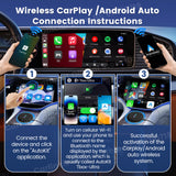 Carlinkit Ultra 2 Android 15 CarPlay Ai Box Wireless Android Auto Video Adapter Support Youtube Netflix TF SIM Card 128GB WiFi 6