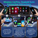 Carlinkit Android 15 AI Box Ultra 8+128G Wireless Carplay Car Streaming Box Android Auto Wireless Adapter Qualcomm SM6350 Support Youtube/Netflix