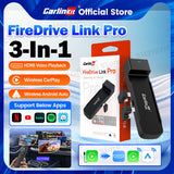 CarlinKit FireDrive Link Pro For Fire TV Stick Support Wireless CarPlay Android Auto HDMI TV Streaming Box Car Entertainment Box