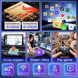 Carlinkit Ultra 2 Android 15 CarPlay Ai Box Wireless Android Auto Video Adapter Support Youtube Netflix TF SIM Card 128GB WiFi 6