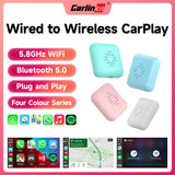 Carlinkit CarPlay boîtier sans fil Mini2 Ai boîte 5.0G Bluetooth WiFi connexion automatique Plug and Play adaptateur CarPlay sans fil Waze