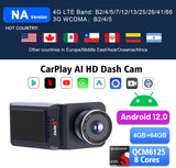 CarlinKit QCM 6125 Android 12 Wireless Carplay Al Box Android Auto HD Dash Cam 1080P 4G+64G YouTube Netflix Google Play Mini TV Box