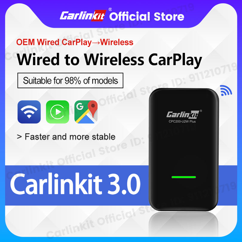 Carlinkit 3.0 U2W Plus Wireless carplay Adapter For Hyundai Accent Azera Bayon Elantra Kona Ioniq Nexo Palisade Santa Fe Tucson HEV Venue Elantra GT Ioniq 5 I10 I30 I40 Santa Fe sport Santa Fe XL