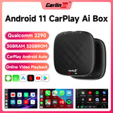 Carlinkit Android 11 CarPlay TBox Mini sans fil Android Auto &amp; Apple CarPlay Google Play YouTube Netflix Spotify adaptateur USB