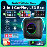 2025 Android13 SDM660 Carlinkit Carplay Android Tv Box USB A Port LED Wireless Carplay Android Auto 8-Core 4G LTE Tv Box For Youtube