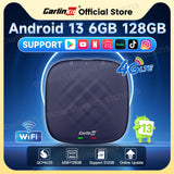 Carlinkit CarPlay Ai Box Plus 6GB+128GB Android 13 Car TV Box Online Upgrade For Netflix IPTV Wireless Android Auto CarPlay Box