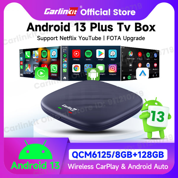 QCM6125 Android 13 8g+128g carlinkit carplay ai box plus