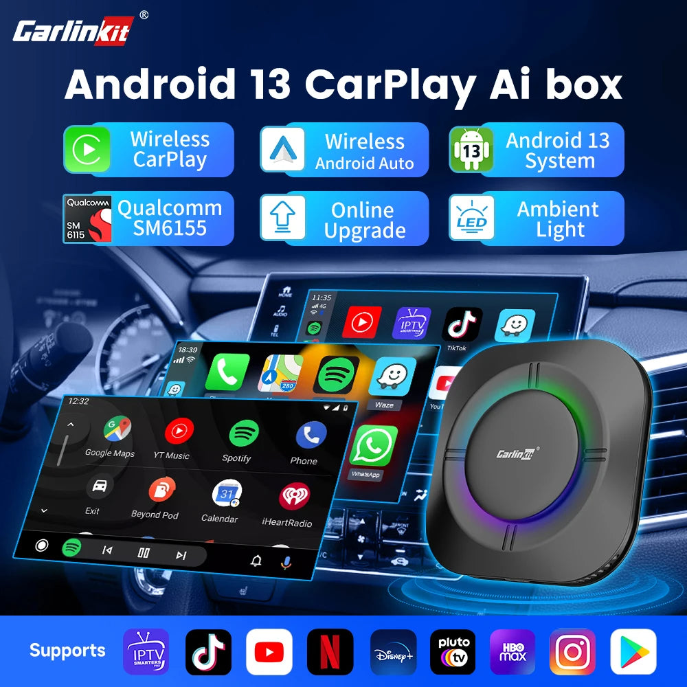 新品】Herilary C8 CarPlay AIBox/Android うまし 12