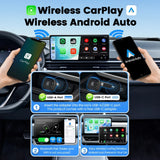CarlinKit Mini Ultra 4 Wireless Adapter Wireless CarPlay Android Auto Plug &Play WiFi Bluetooth Auto Connection OTA Upgrade