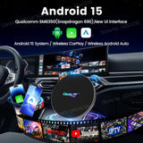CarlinKit Ultra 4 Android 15 TV Box Wireless Android Auto CarPlay Ai Box For YouTube Play Store Support 5G/4G LTE SIM 512GB SD Card