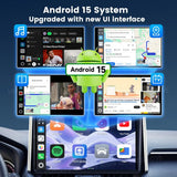 Carlinkit Android 15 AI Box Ultra 8+128G Wireless Carplay Car Streaming Box Android Auto Wireless Adapter Qualcomm SM6350 Support Youtube/Netflix